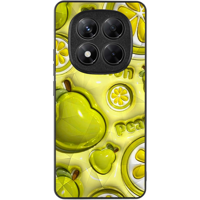 Фото TPU+PC чохол Prisma Fluffie на Xiaomi Redmi Note 14 Pro 4G (Lemon) на vchehle.ua