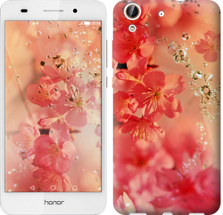 

Чехол Розовые цветы для Huawei Honor 5A 324677