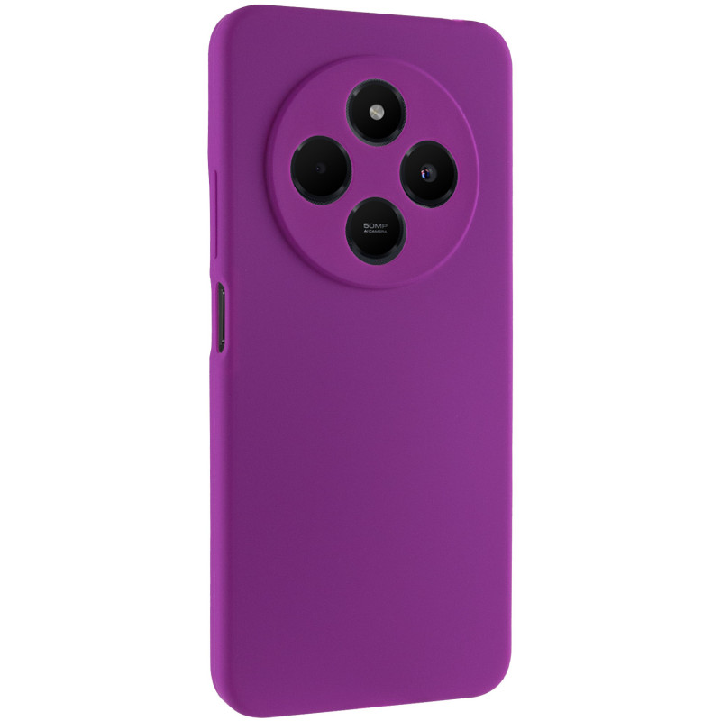 Чехол Silicone Cover Lakshmi Full Camera (AA) для Xiaomi Redmi 14C / Poco C75 (Фиолетовый / Purple)