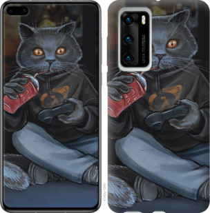

Чехол gamer cat для Huawei P40 932680