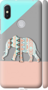 Чехол Узорчатый слон для Xiaomi Redmi S2
