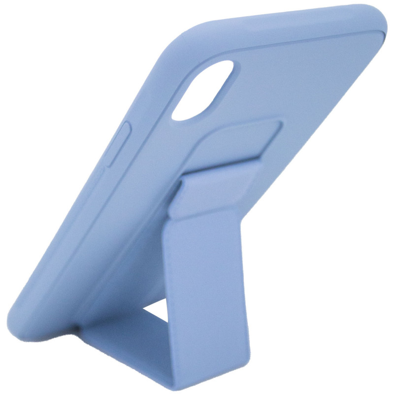 

Силіконовий чохол Hand holder для iPhone X (5.8") (Light blue) 1091145