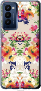 

Чехол Цветочный узор для Tecno Camon 18 CH6n 1389761