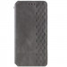 Шкіряний чохол-книжка GETMAN Cubic (PU) на Xiaomi Redmi 14C / Poco C75 (Сірий)