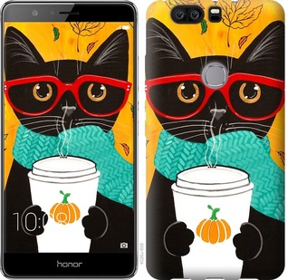 

Чехол Осенний кот для Huawei Honor V8 669758