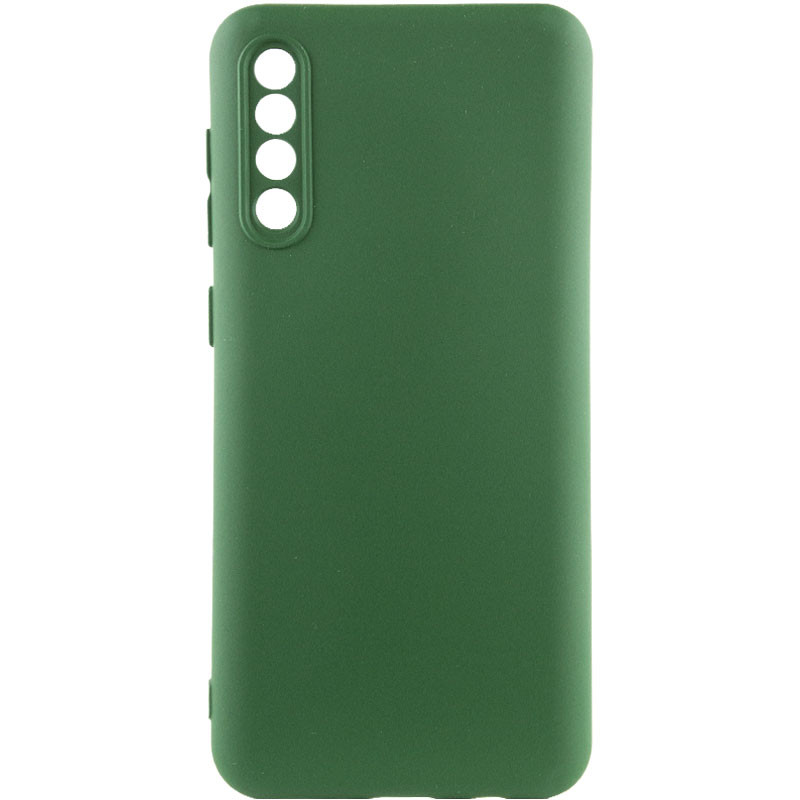 Чехол TPU GETMAN Liquid Silk для Samsung Galaxy A50 (A505F) / A50s / A30s (Зеленый / Dark green)