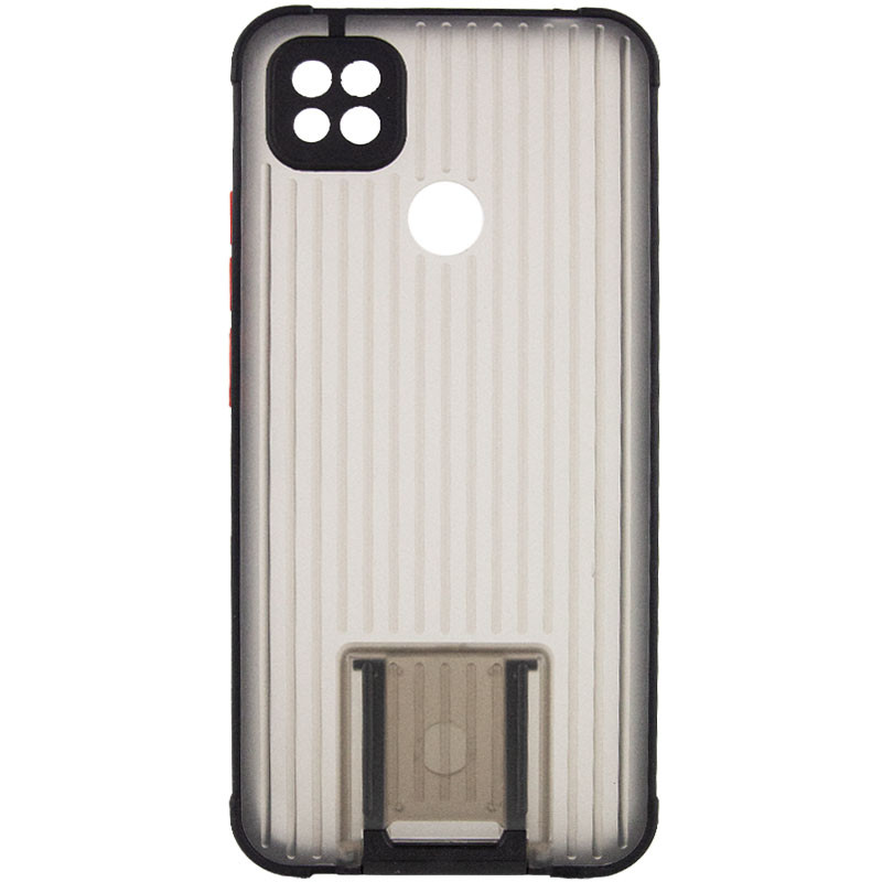 

TPU+PC чехол Bracket для Xiaomi Redmi 9C (Черный) 1210291