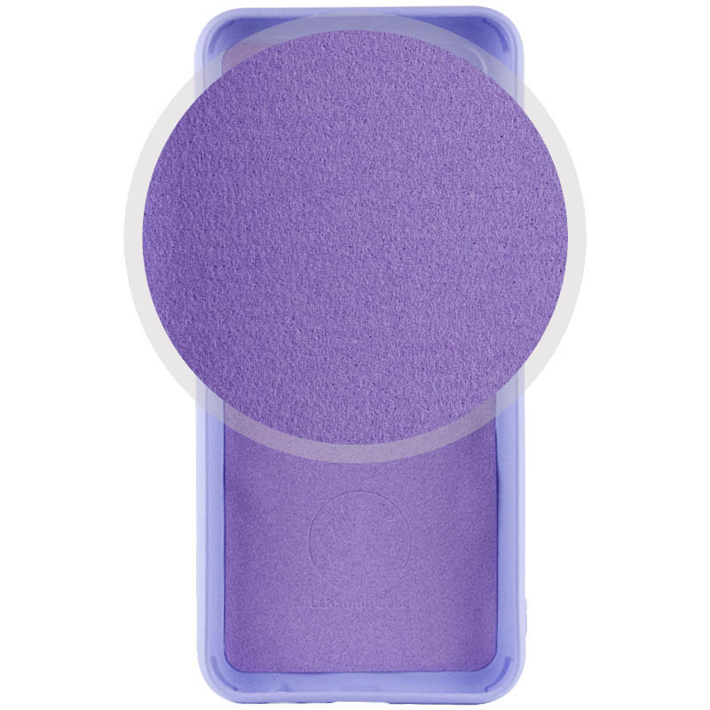 Фото Чохол Silicone Cover Lakshmi Full Camera (AAA) на Oppo A58 4G (Бузковий / Dasheen) на vchehle.ua