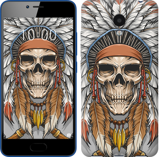 

Чехол Череп индейца для Meizu M5c 641183