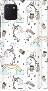 

Чехол Единорог и кофе для Samsung Galaxy Note 10 Lite 942005