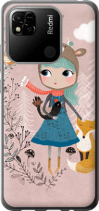 Чехол Синеволосая девочка для Xiaomi Redmi 10A