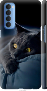 Чехол Дымчатый кот для Oppo Reno 4 Pro