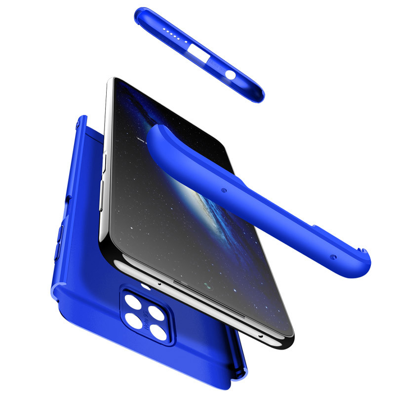 Пластикова накладка GKK LikGus 360 градусів (орр) на Xiaomi Redmi Note 9s/Note 9 Pro/9 Pro Max (Синій) в магазині vchehle.ua