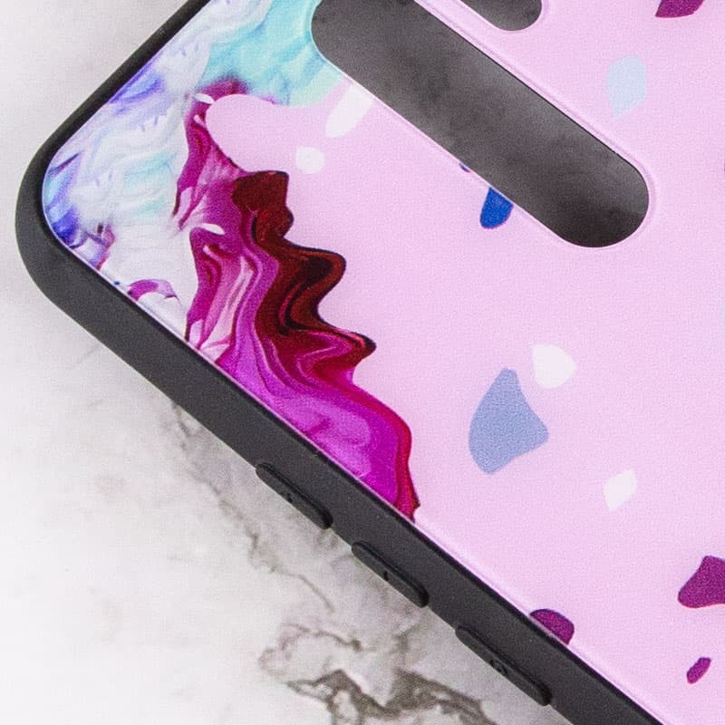 TPU+Glass чехол Diversity для Xiaomi Redmi 9 (Stains red) в магазине vchehle.ua