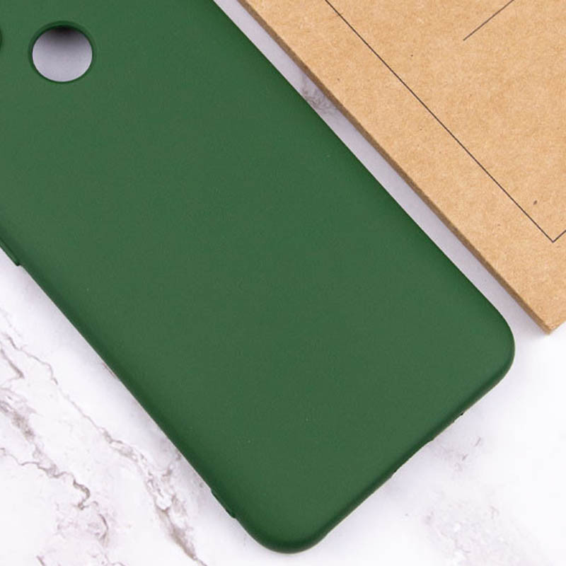 Фото Чохол Silicone Cover Lakshmi (A) на TECNO POP 5 (Зелений / Dark green) в маназині vchehle.ua