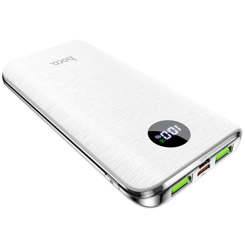 

Портативное зарядное устройство Power Bank Hoco J69 "Speed flash" PD + QC3.0 10000 mAh (Белый) 1178845