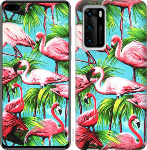 

Чехол Tropical background для Huawei P40 933829