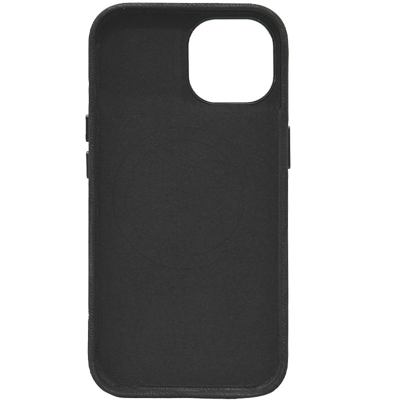 Фото Чохол Denim with Magnetic safe на Apple iPhone 15 (6.1") (Black) в маназині vchehle.ua