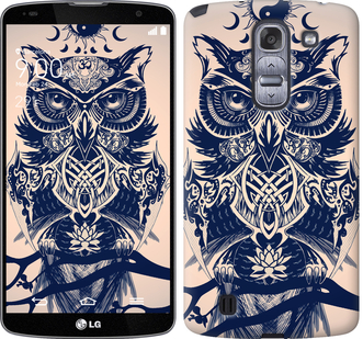 Чехол Узорчатая сова для LG G Pro 2 D838 627416