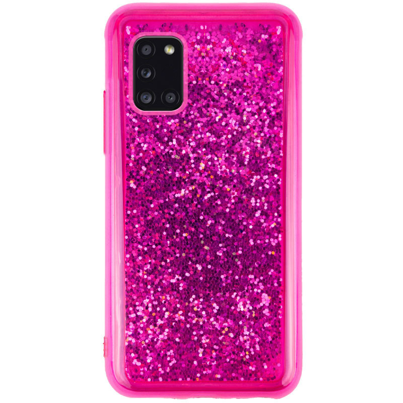

TPU+PC чехол Sparkle (glitter) для Samsung Galaxy A31 (Малиновый) 911150