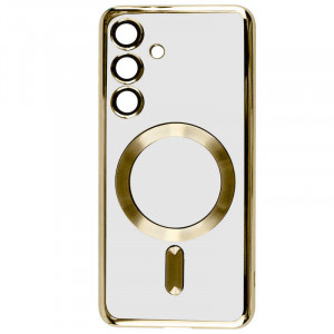 TPU чехол Fibra Chrome with Magnetic safe для Samsung Galaxy A55