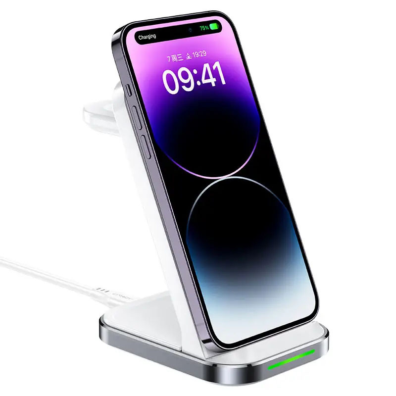 БЗУ Acefast E15 desktop 3-in-1 (White) в магазине vchehle.ua
