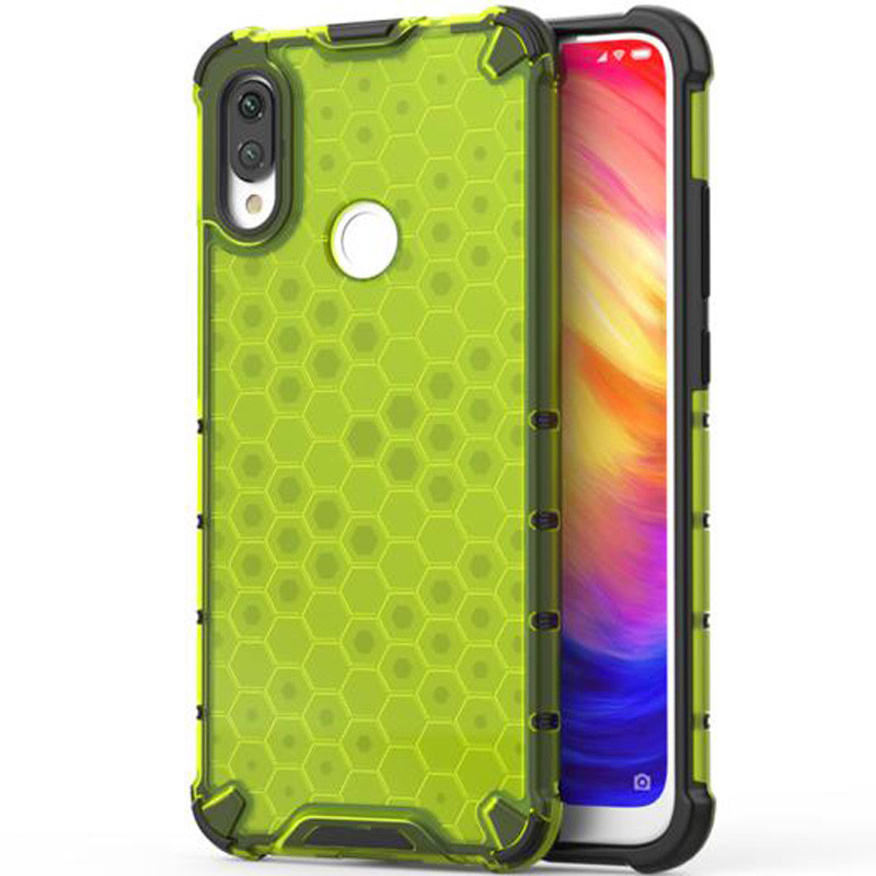 

Ударопрочный чехол Honeycomb для Xiaomi Redmi Note 7 Pro (Зеленый) 746807