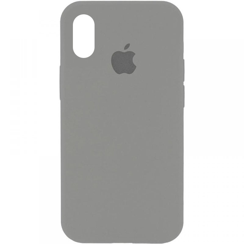 Чохол Silicone Case Full Protective (AA) на Apple iPhone XR (6.1") (Сірий / Pewter)