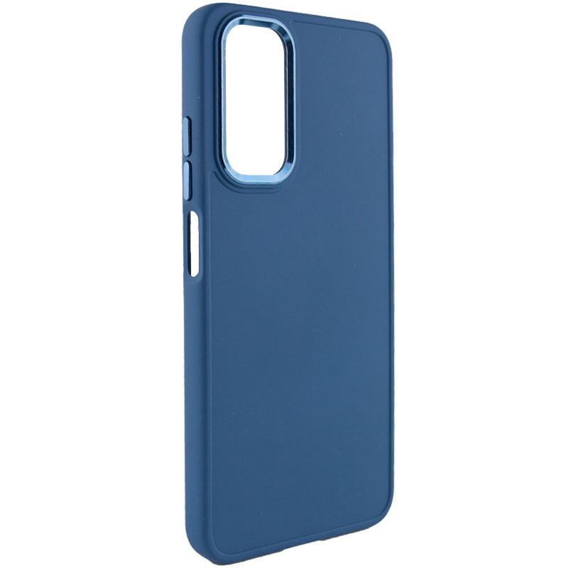 TPU чехол Bonbon Metal Style для Samsung Galaxy A34 5G (Синий / Denim Blue)