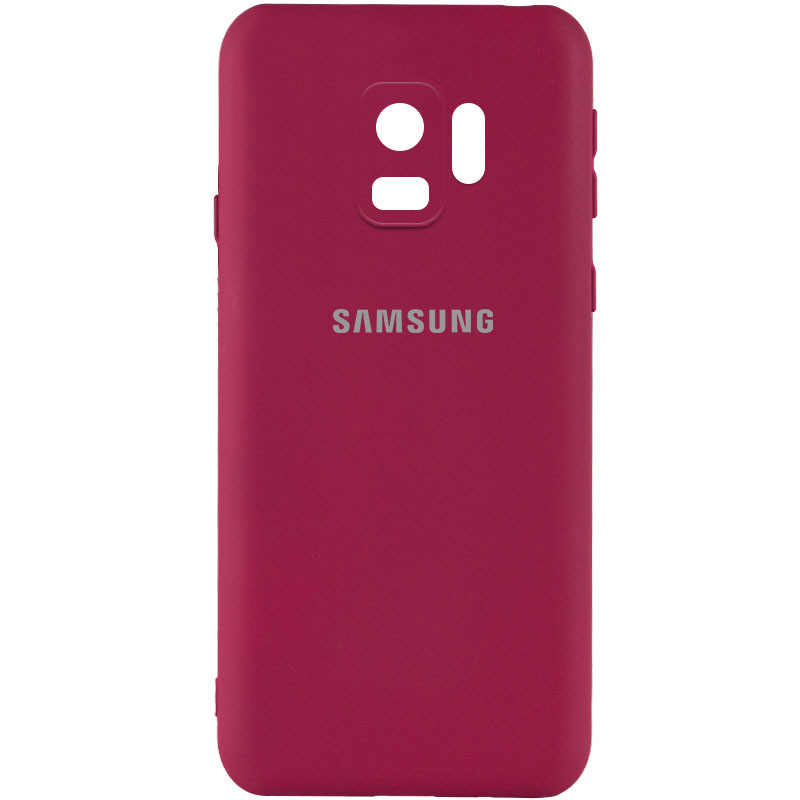 Уценка Чехол Silicone Cover My Color Full Camera (A) для Samsung Galaxy S9 (Эстетический дефект / Бордовый / Marsala)