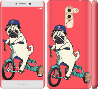 

Чехол Мопс на велосипеде для Huawei GR5 2017 924038