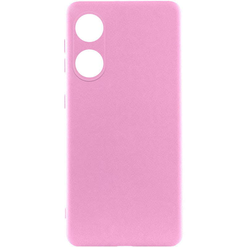 Чохол Silicone Cover Lakshmi Full Camera (AAA) на Oppo A78 4G (Рожевий / Light pink)