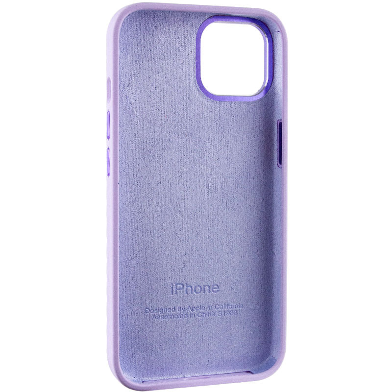 Заказать Чехол Silicone Case Metal Buttons (AA) для Apple iPhone 13 (6.1") (Сиреневый / Lilac) на vchehle.ua