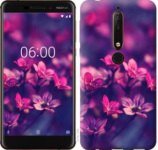 

Чохол Пурпурні квіти на Nokia 6.1 688285
