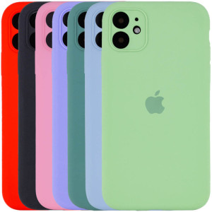 Чохол Silicone Case Full Camera Protective (AA) на Apple iPhone 12 (6.1")