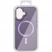 Фото Кожаный чехол SnapCase with Magnetic Safe для Apple iPhone 16 (6.1") (Dark Purple) в магазине vchehle.ua