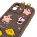 Чехол TPU Toys Case with Ears для Apple iPhone 16 (6.1") (Brown) в магазине vchehle.ua