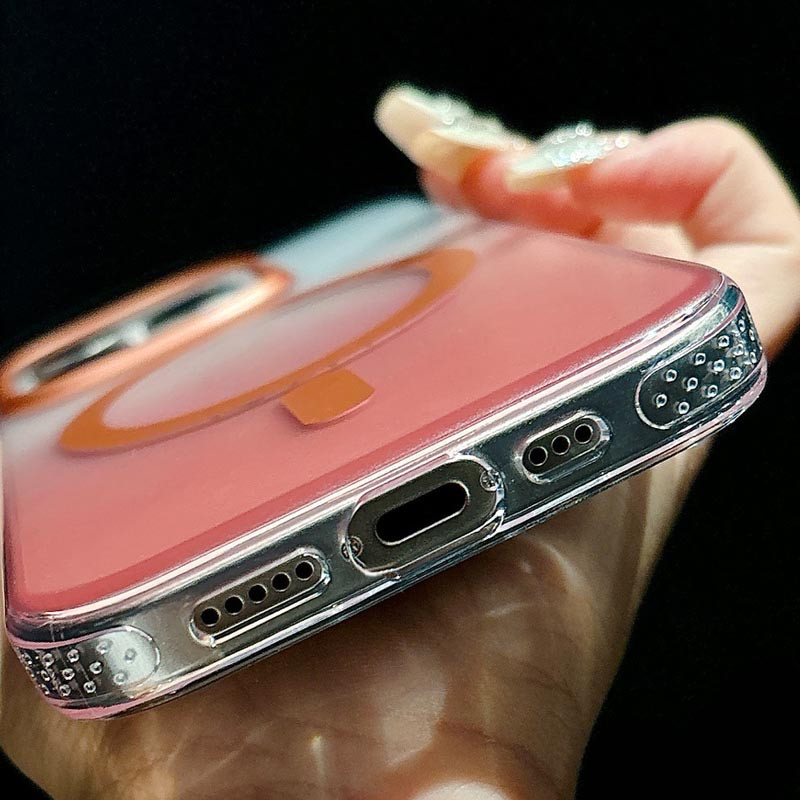 Фото Чехол TPU+PC Shadow with Magnetic Safe для Apple iPhone 16 Pro (6.3") (Rose Gold) в магазине vchehle.ua