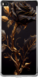 Чохол Троянда 3 на Huawei Ascend P8