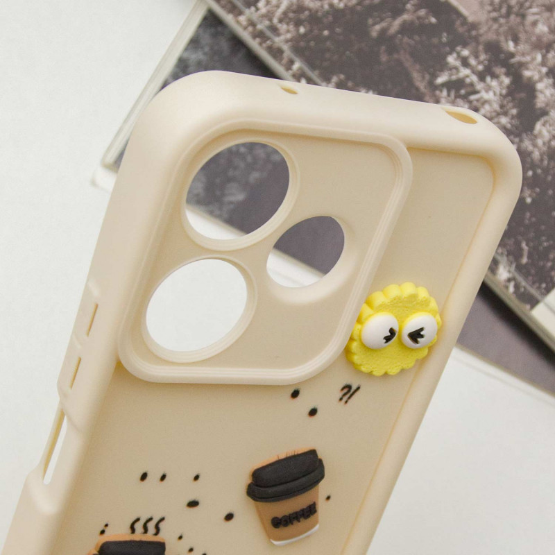 Купить Чехол TPU Toys Case для Xiaomi Redmi 13 4G / Poco M6 4G (Sand / Always Happy) на vchehle.ua