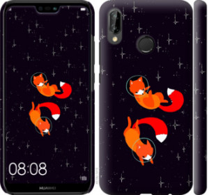 Чехол Лисички в космосе для Huawei P20 Lite