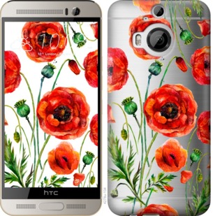 

Чехол Нарисованные маки для HTC One M9 Plus 743869