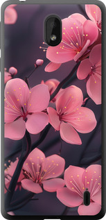 Чехол Пурпурная сакура для Nokia 1 Plus