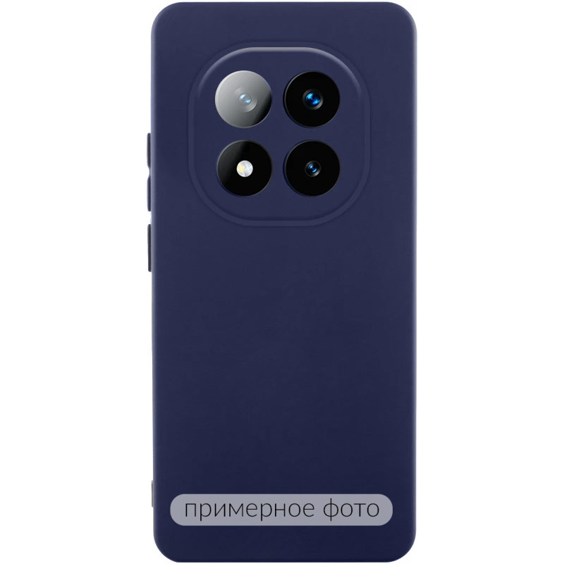 Чохол Silicone Cover Lakshmi Full Camera (AAA) на Xiaomi Redmi A5 / Poco C71 (Темно-синій / Midnight blue)