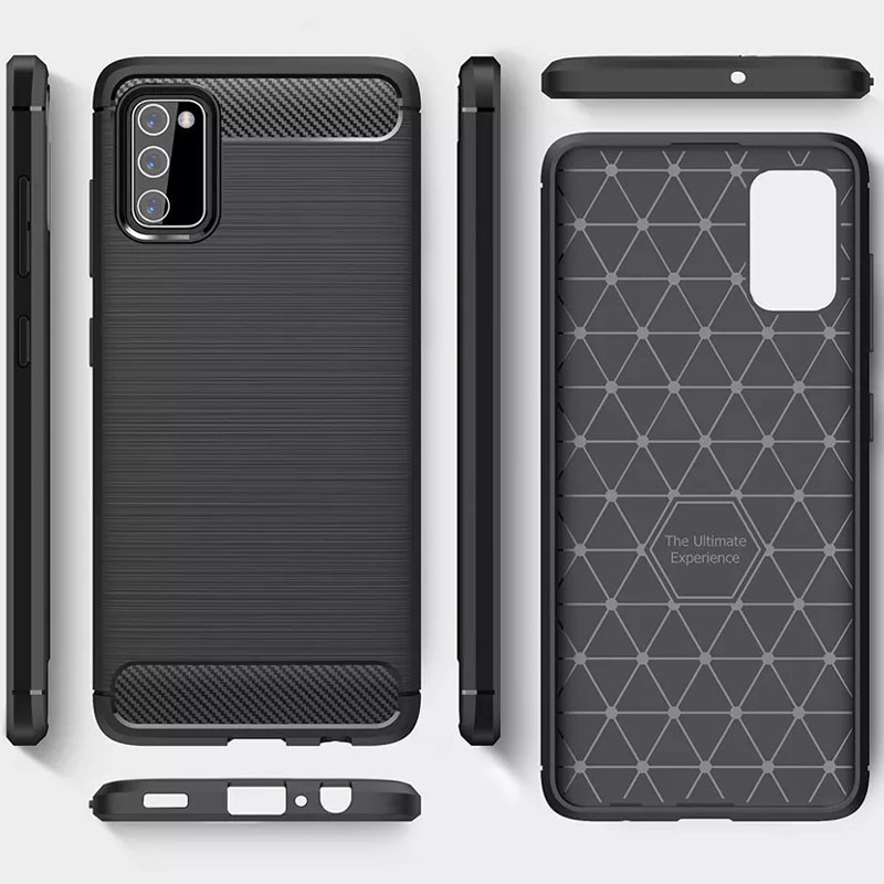Фото TPU чохол Slim Series на Samsung Galaxy A02s (Чорний) на vchehle.ua