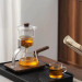Фото Чайник для заварювання TeaPot D-40 Automatic tea maker 300/400ml (Transparent gold) в маназині vchehle.ua