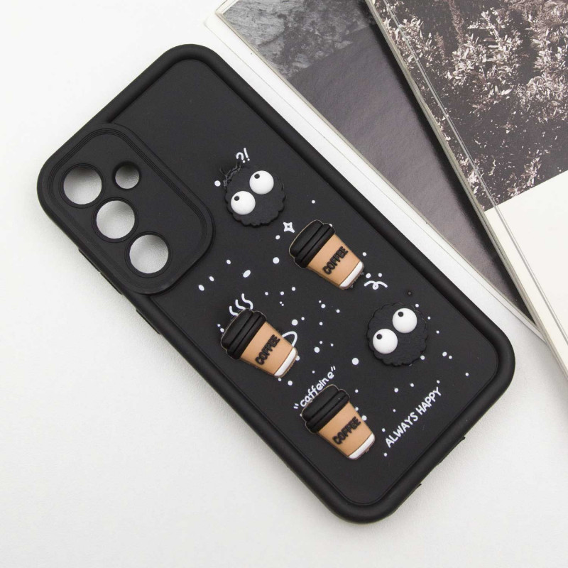Фото Чохол TPU Toys Case на Samsung Galaxy A35 (Black / Always Happy) на vchehle.ua