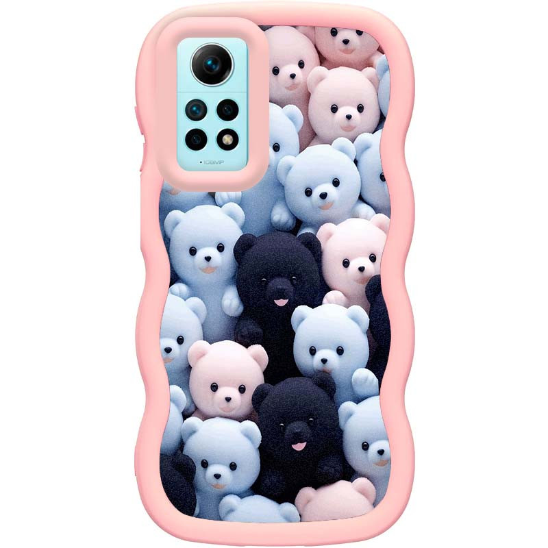 Чохол TPU Cloudy Pictures на Xiaomi Redmi Note 12 Pro 4G (Bears)