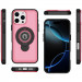 Купити TPU+Textured PC Magnet на Apple iPhone 16 Pro Max (6.9") (Pink) на vchehle.ua