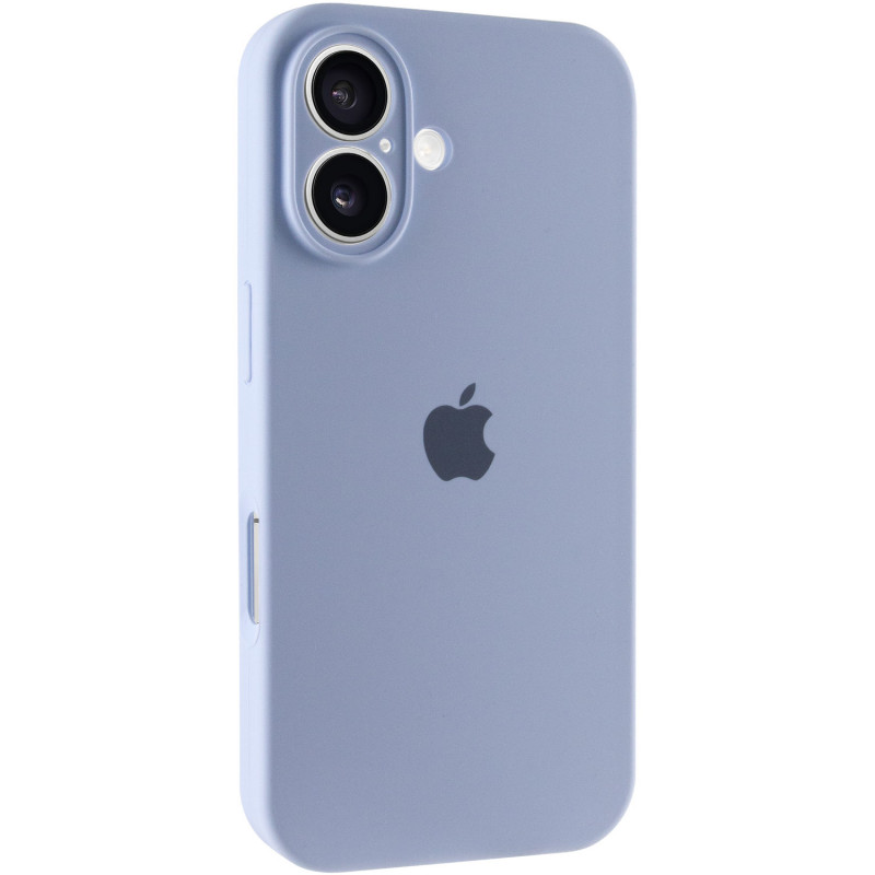 Чохол Silicone Case Full Camera Protective (AA) на Apple iPhone 16 Plus (6.7") (Блакитний / Lilac Blue)